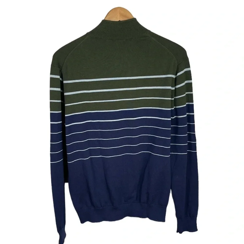 LS105 Mens Puma Brand Quarter Zip Pullover Sweater M